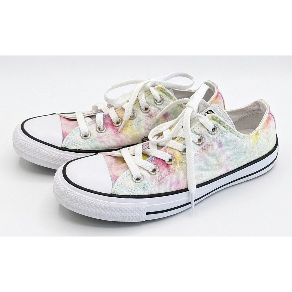 Converse All Star Low Top Sneakers, Pastel Tie Dye, Classic Canvas, Size 8